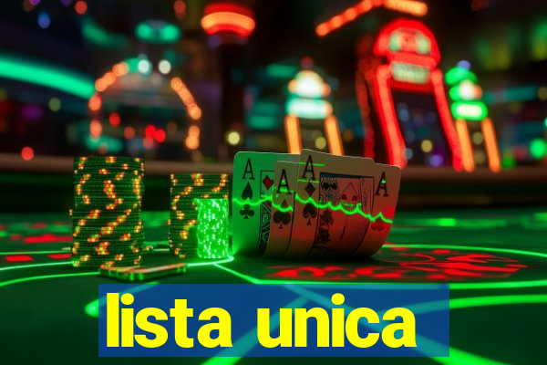 lista unica